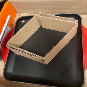 Le Creuset Enamel Cast Iron Griddle Square Red 9.5 x 9.5